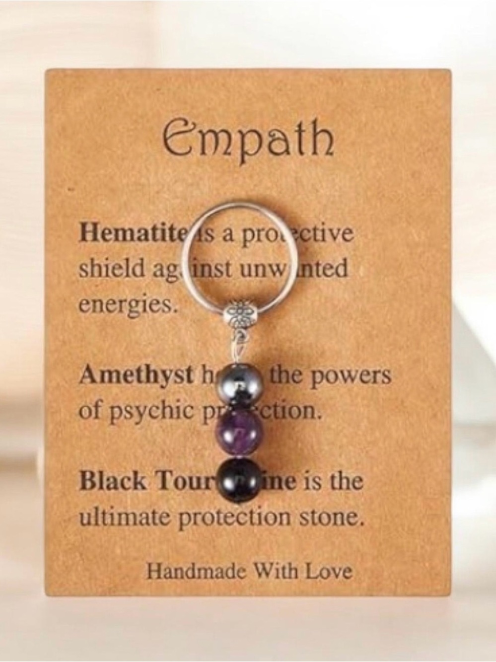 Handmade Crystal Keychain